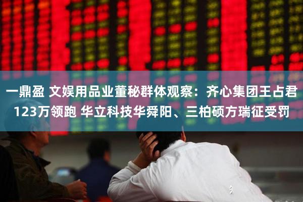 一鼎盈 文娱用品业董秘群体观察：齐心集团王占君123万领跑 华立科技华舜阳、三柏硕方瑞征受罚